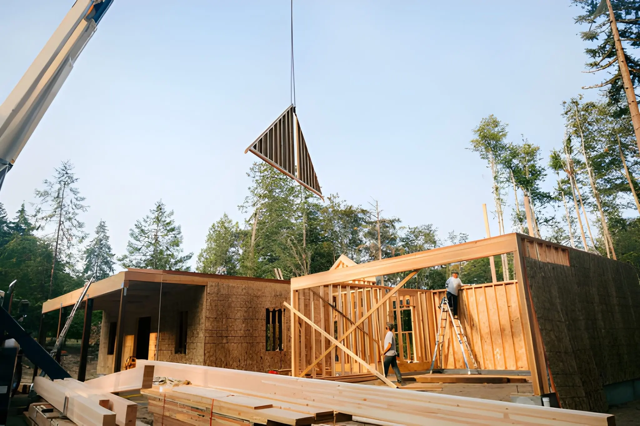 Completed luxury home exterior built by BelRed Construction Company demonstrating expert craftsmanship